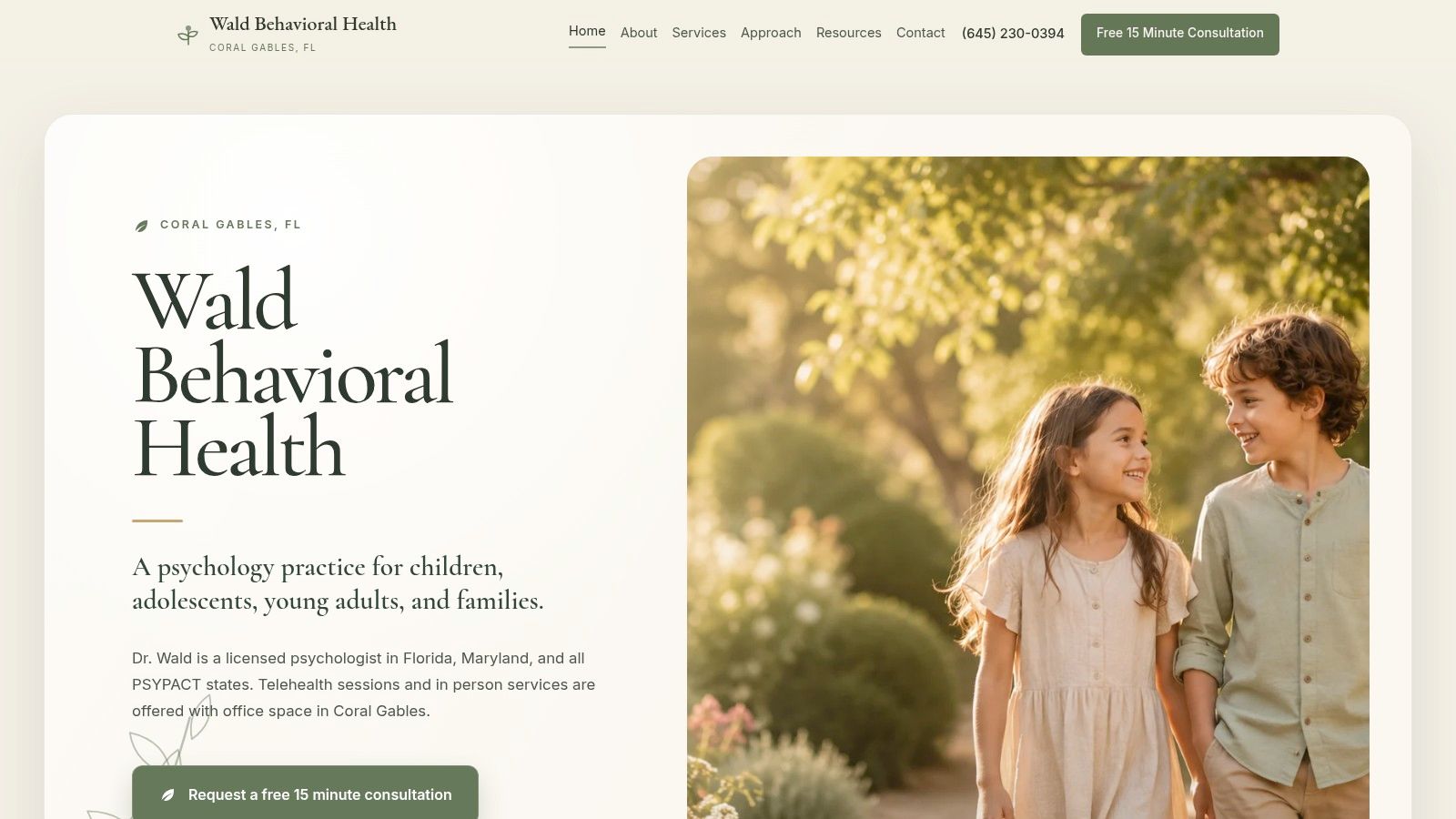Screenshot from https://waldbhs.com